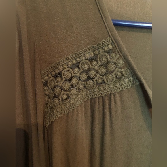 Olive Green midi dress - Picture 2 of 10